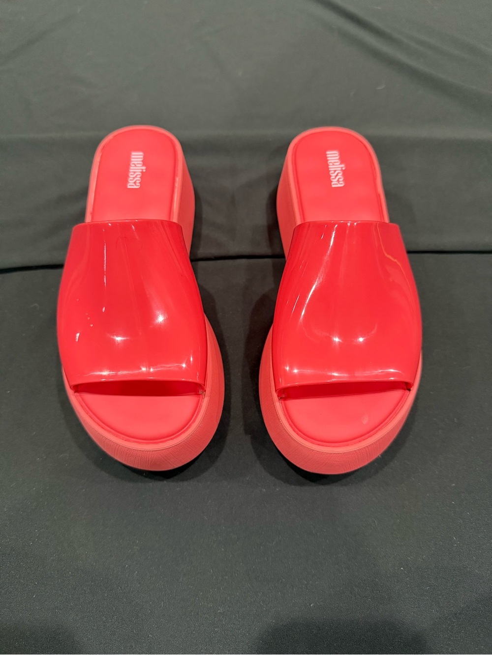 Melissa Coral Platform Slide Sandals | US 5 | Never Worn
